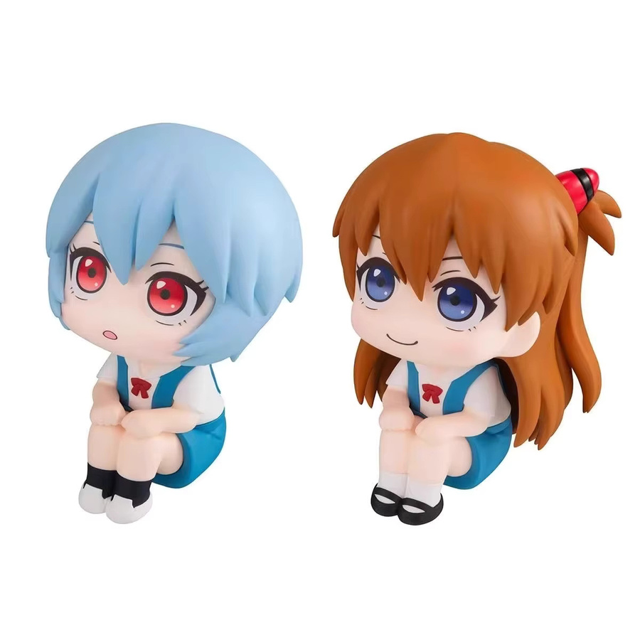 Bandai Evangelion Ayanami Rei Souryuu Asuka Langley Look Up, Action Figur, 10cm - Bild 3