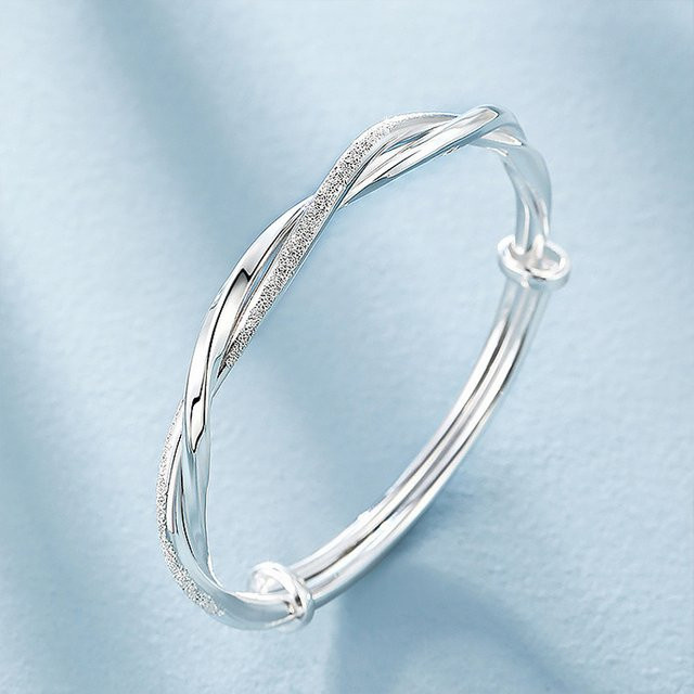 Armband 925 Sterlingsilber, Damen, verstellbare Größe - Bild 1