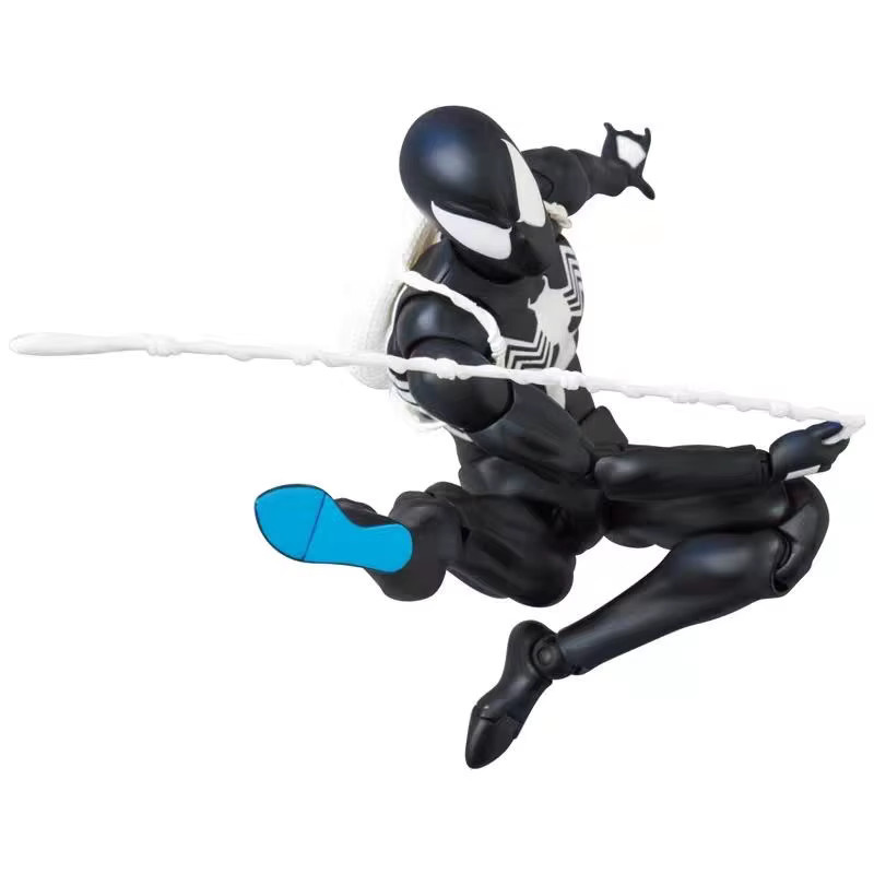 Bandai Marvel Spiderman Mafex 147 Symbiotischer Schwarzer Anzug Venom, Actionfigur - Bild 4