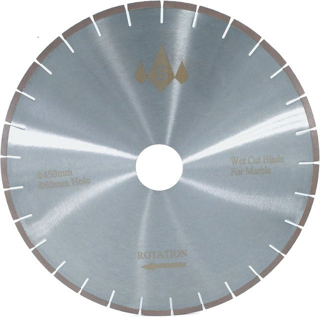 RIJILEI Sägeblatt für Marmor und Stein, Silber, Durchmesser: 45 cm - Bild 1