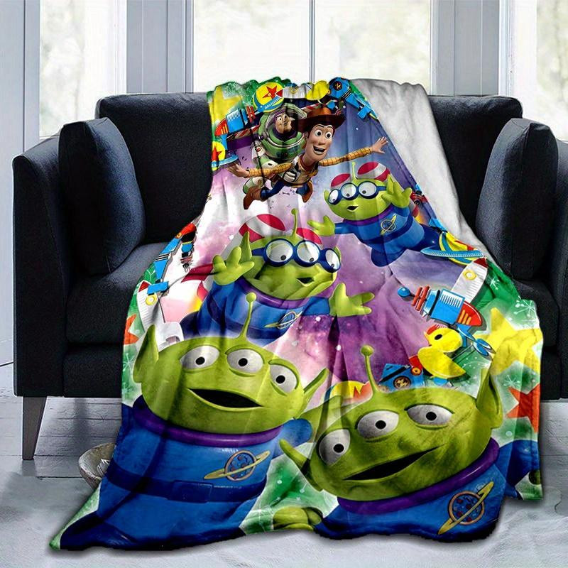 Yun Heng Three Toy Story Charaktere Kuscheldecke aus Flanell, Mehrfarbig, B x H: 150 x 200 cm - Bild 3
