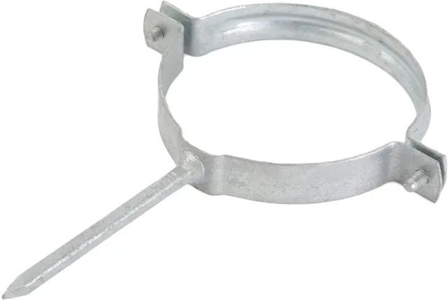 Sarei Standrohrschelle NW 100 aus verzinktem Stahl in Silber - Bild 1
