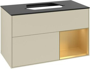 V&B Waschtischunterschrank Finion 100 in lackierter Ausführung, B/T/H: 100 x 50,1 x 50,1 cm - Bild 1