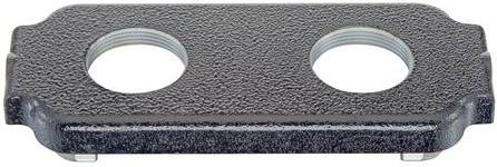 HARTING Montagedeckel 19400169904 in Schwarz - Bild 1