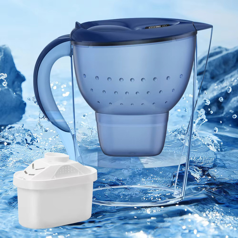 LONENESSL Haushaltsfilterkessel mit Timer, alkalischer Aktivkohle-Wasserreiniger in Blau, 3,5 l - Bild 4