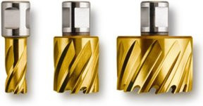 Fein HSS-Dura 25 Kernbohrer Ø 57 mm mit Weldon Aufnahme, Farbe Gold - Bild 1