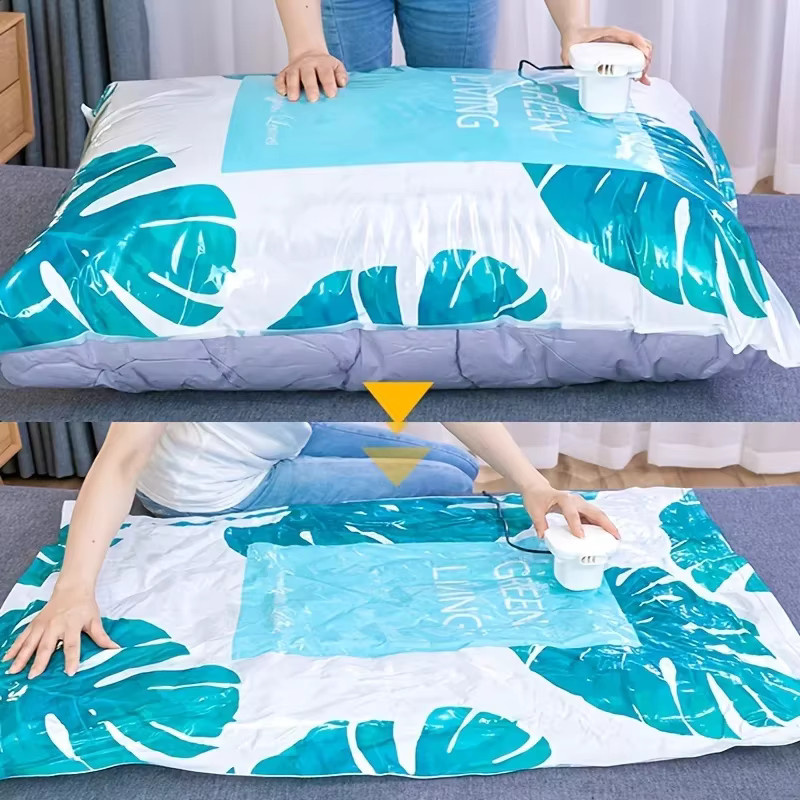 Ticify Vakuum-Kompressionsbeutel Aufbewahrungstasche in Multicolour mit großem Fassungsvermögen und Staubschutz - Bild 2