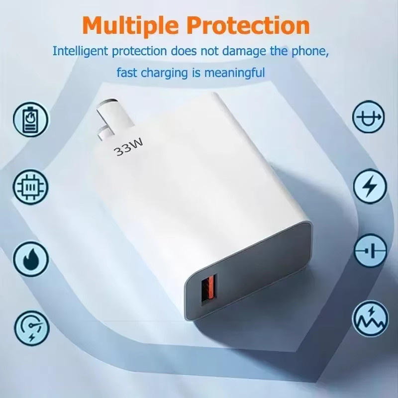 Xiaomi 33 W Schnellladegerät mit USB Typ C Kabel in Weiß - Bild 2
