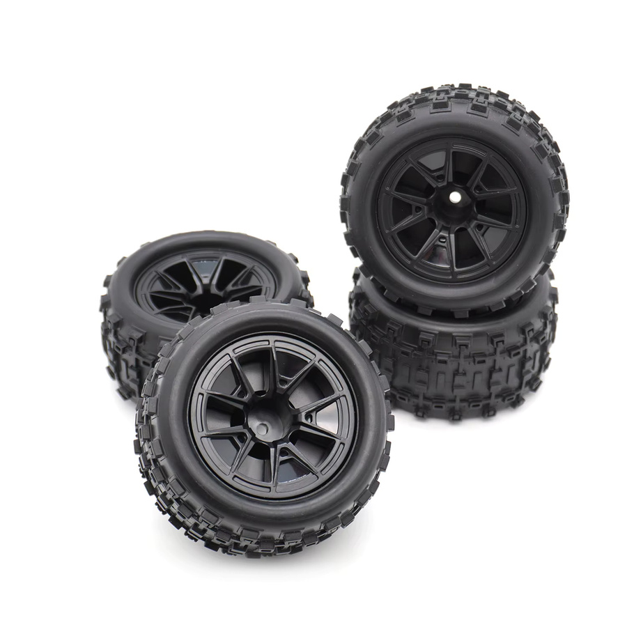 BOGIRC RC Off-Road-Buggy-Autorad, 85 mm, 12 mm HEX, rutschfester Gummireifen - Bild 3