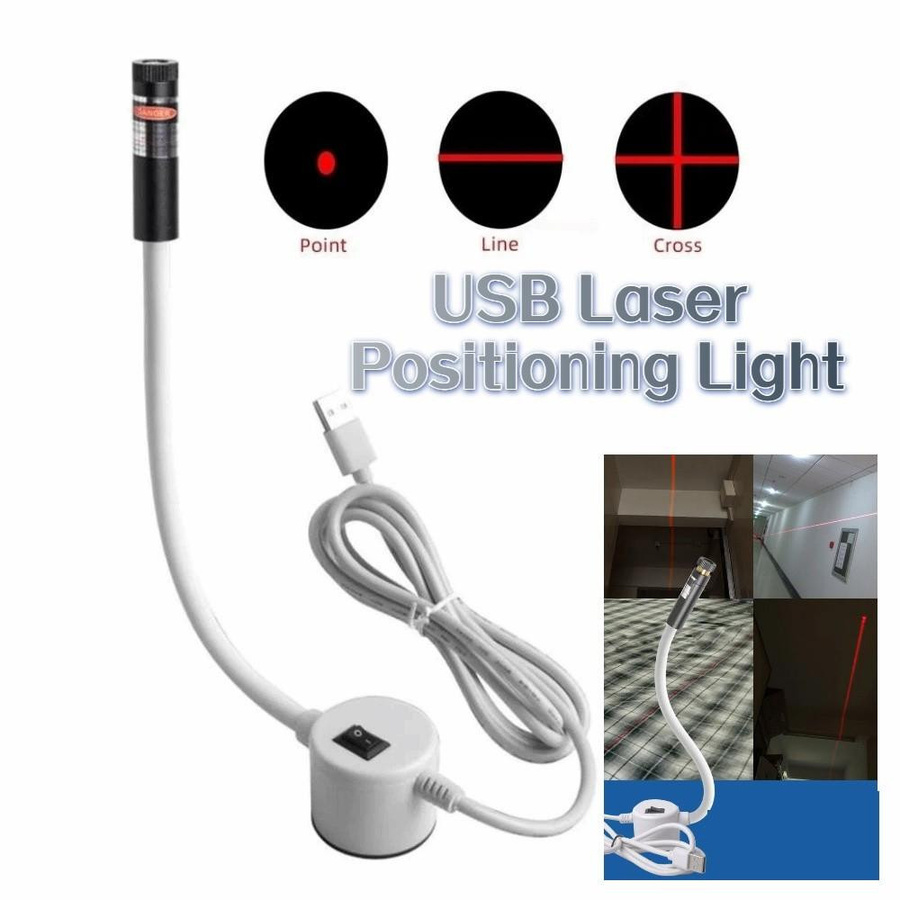 Shengshijieda Rotes Laser-Nähmaschinenlicht für Quilten mit Infrarot-Punktform in Weiß und Rot - Bild 5