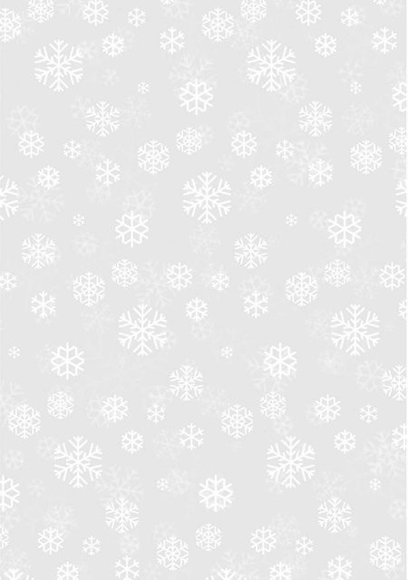 HEYDA Transparentpapier Schneekristalle Weiß, B: 50 cm, H: 70 cm, 115 g/m² - Bild 1