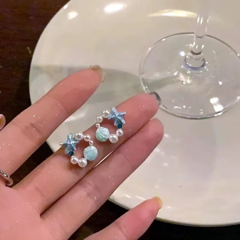 Rinhoo Ohrringe, Silber, Zirkonia, Perle, Damen - Bild 2