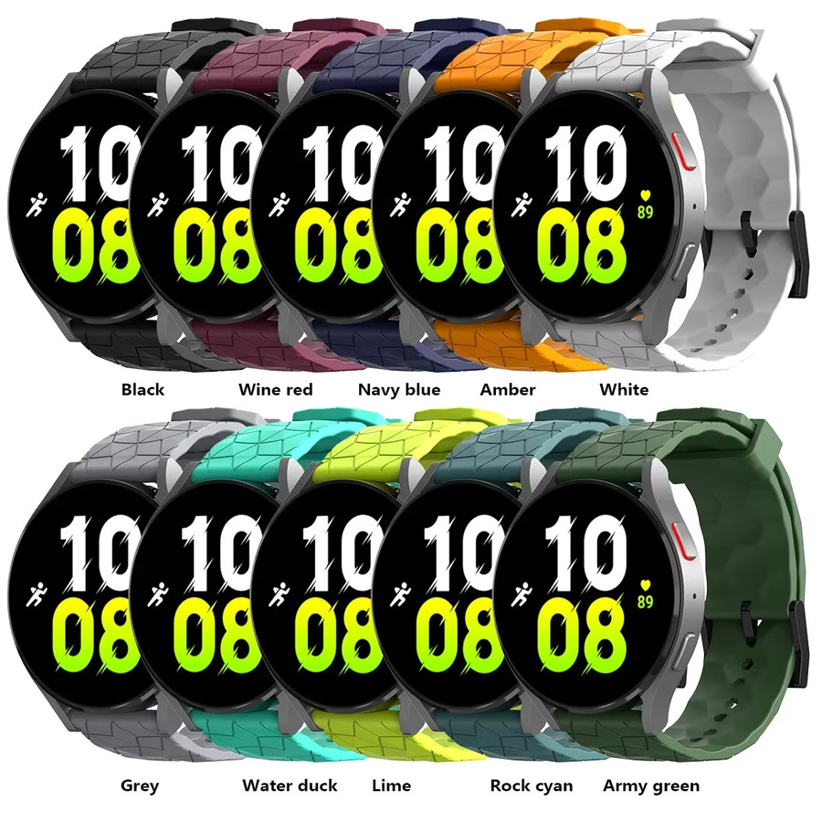 CAOWTAN Uhrenarmband Silikon, Unisex, 20mm 22mm - Bild 1