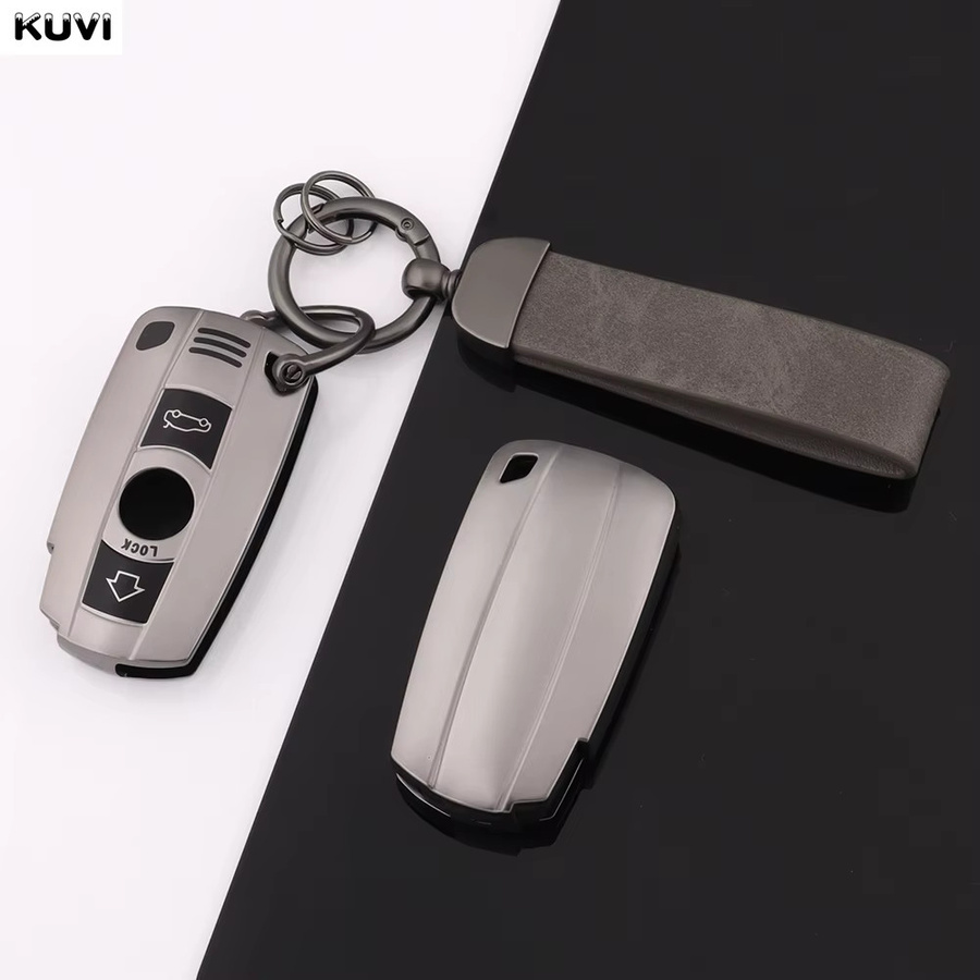 Kuvi TPU Smart Key Schutzhülle für BMW 1 3 5 6 Serie E90 E91 E92 E60 E61 E70 E71 E72 E82 E87 E88 E89 X5 X6 - Bild 2