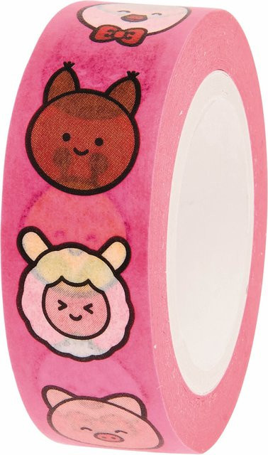 Rico Design Paper Poetry Washi Tape Chingu Tiere in Multicolour - Bild 1