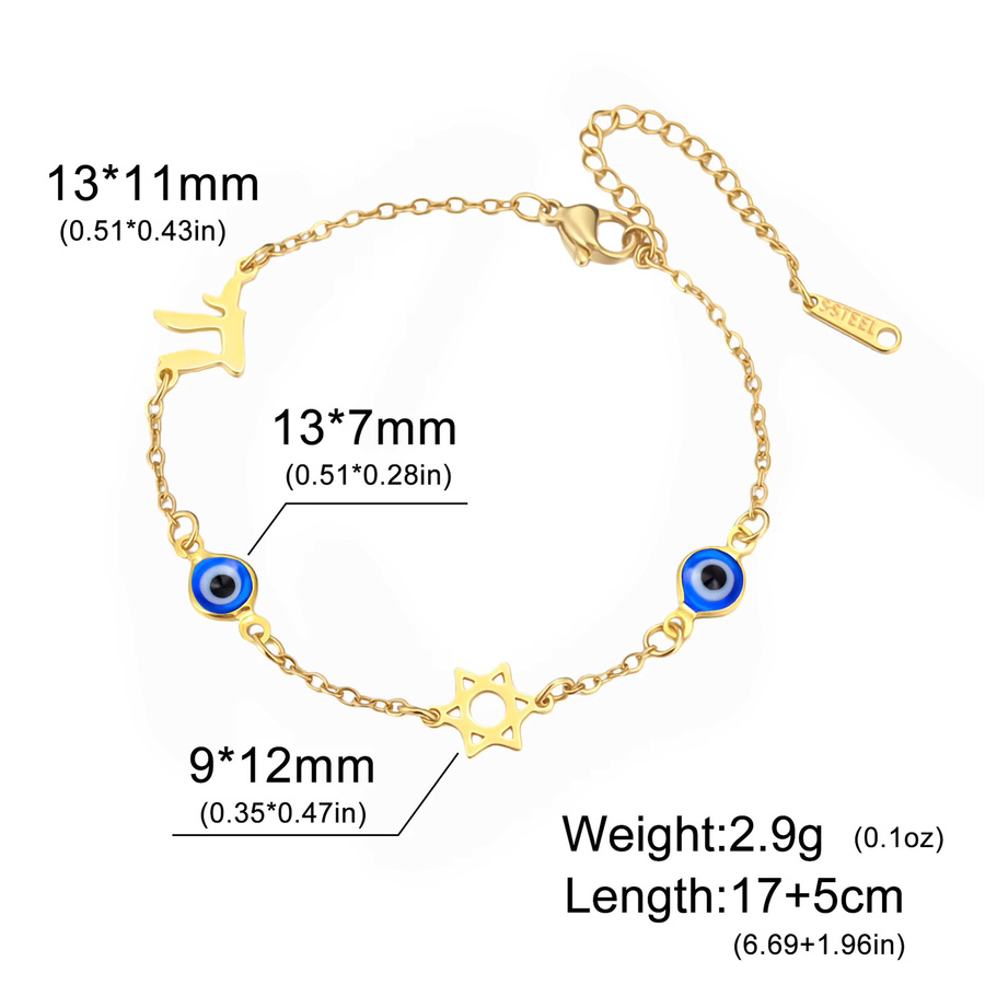Skyrim Armband Edelstahl, Gold, Damen - Bild 3