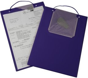 Eichner Auftragstasche A4 in Violett aus gewebeverstärkter Folie - Bild 1