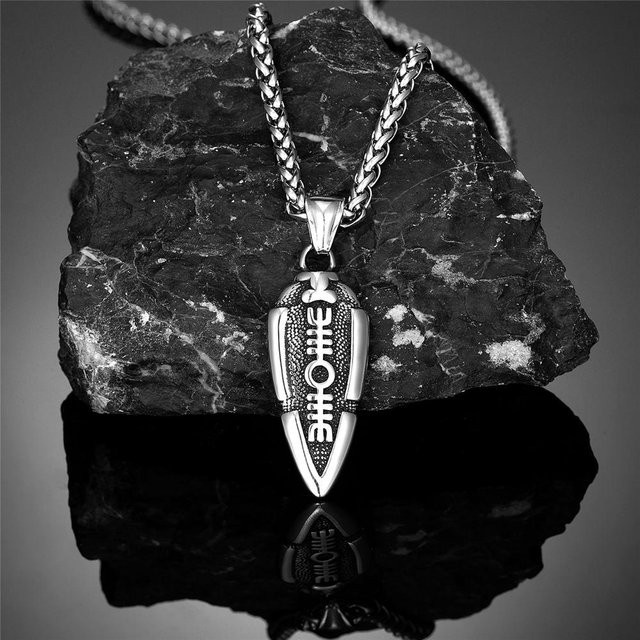 YIRAN Jewelry Halskette, Edelstahl, Schwarz, 60 cm, Herren - Bild 1