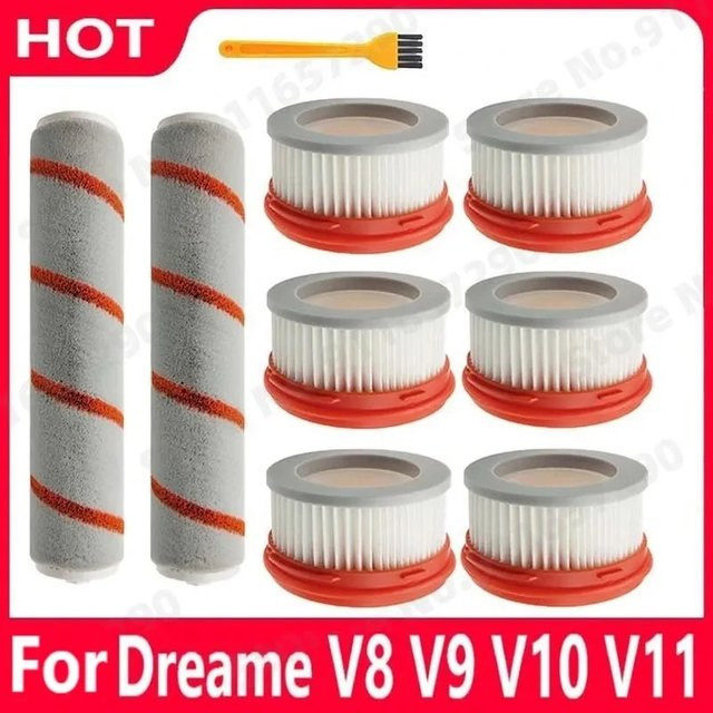 Dreame HEPA-Filter und Rollenbürsten-Zubehörset für kabellose Staubsauger V8 V9 V9B V9P XR V10 V11 in Multicolour - Bild 1