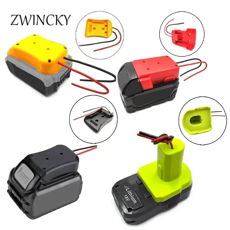 ZWINCKY DIY Adapter Konverter Gehäuse für 18V Lithium-Batterien in Schwarz - Bild 2