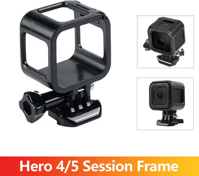 Schutzrahmen Gehäuse in Schwarz für GoPro Hero 4 und Hero 5 Action Kamera - Bild 1