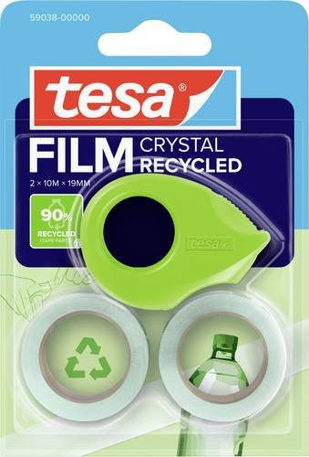 tesafilm Eco & Crystal von Tesa, transparenter Klebefilm, Breite: 1,9 cm, Länge: 10 m - Bild 1