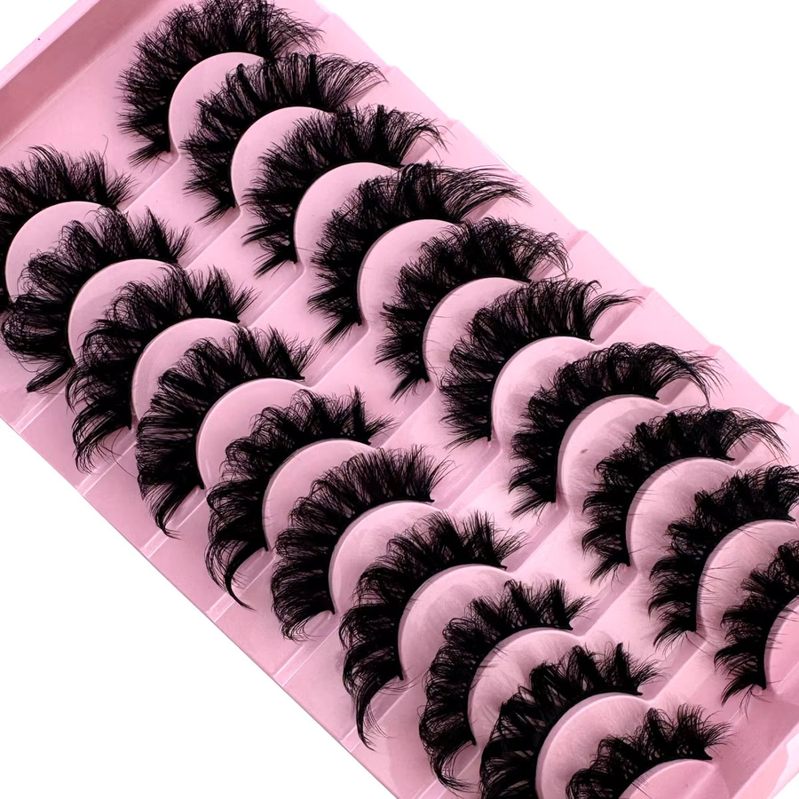 UMIRYAO DD Curl Russische Streifenwimpern, 10 Paar, Unisex - Bild 5