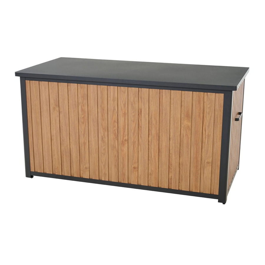 Siena Garden Kissenbox Sabano in Teaklook, Farbe Braun, B/T/H: 159 x 79,3 x 83 cm - Bild 2