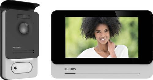 Philips WelcomeEye Connect2 Video-Türsprechanlage WLAN Komplett-Set in Schwarz und Silber - Bild 1