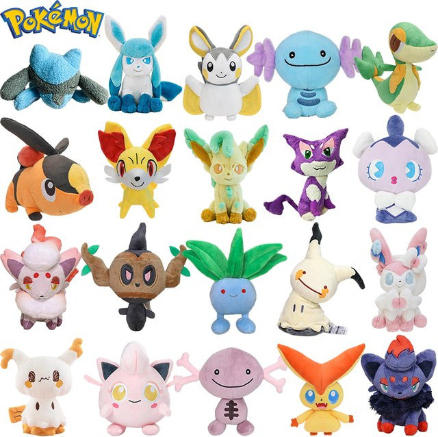 TAKARA TOMY Pokémon Lucario Mimikyu Sylveon Wooper Zoroark Gothita Fennekin Scream Tail Plüschtiere, Puppen - Bild 1