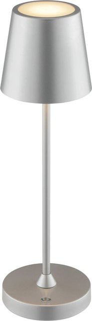 Brilliant LED Tischleuchte Elora in Silber, dimmbar und mit Touch-Funktion, Höhe: 11 cm - Bild 1