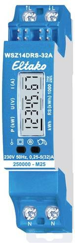 Eltako WSZ14DRS-32A Digitaler Wechselstromzähler 5A in Blau - Bild 1