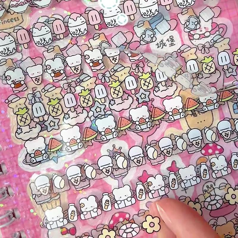 Bunte Auto-Aufkleber für Kinder als dekoratives DIY-Material für Scrapbooking und Papierjournal - Bild 2