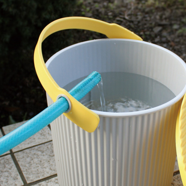 Hachiman Fraichair Eimer Grau Gelb 10 Liter - Bild 1