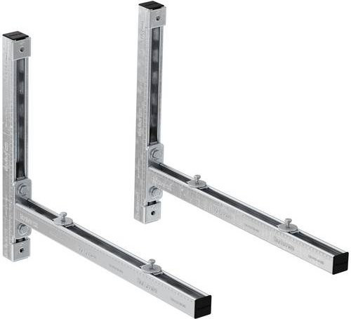 Fischer Auslegerkonsole aus verzinktem Stahl in Silber, Länge: 60 cm - Bild 1