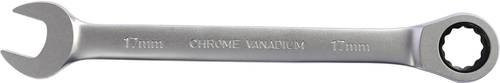 Kunzer 7RRM08 Knarren-Ring-Maulschlüssel-Satz 8-teilig aus Chrom-Vanadium in Silber, Schlüsselweite metrisch 8 - 19 mm - Bild 1