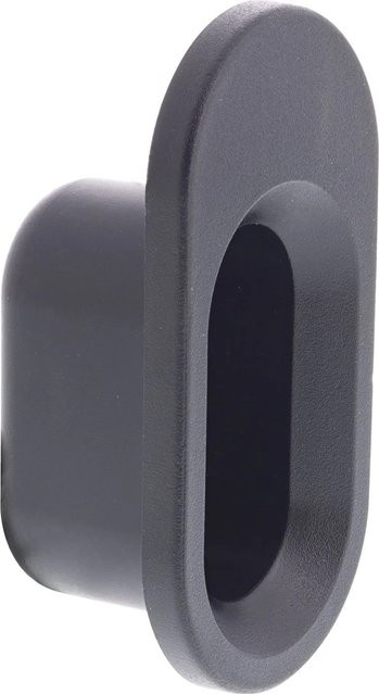 Wagner Wandhaken Hooks4home Oval aus Kunststoff in Schwarz B/H/T: 7,5 x 3,0 x 4,0 cm - Bild 1