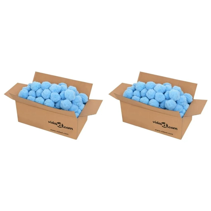 vidaXL Pool-Filterbälle Antibakteriell Blau aus Polyethylen 1400 g - Bild 2