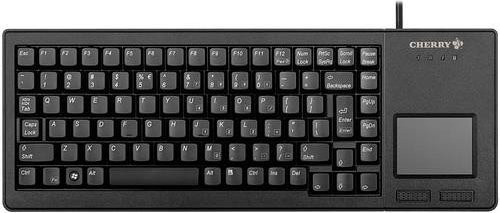 Cherry XS Touchpad Keyboard G84-5500 USB Tastatur QWERTZ Schwarz - Bild 1