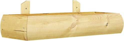 Wolff Finnhaus Blumenkasten aus Kiefernholz in Beige, Breite: 80 cm - Bild 1