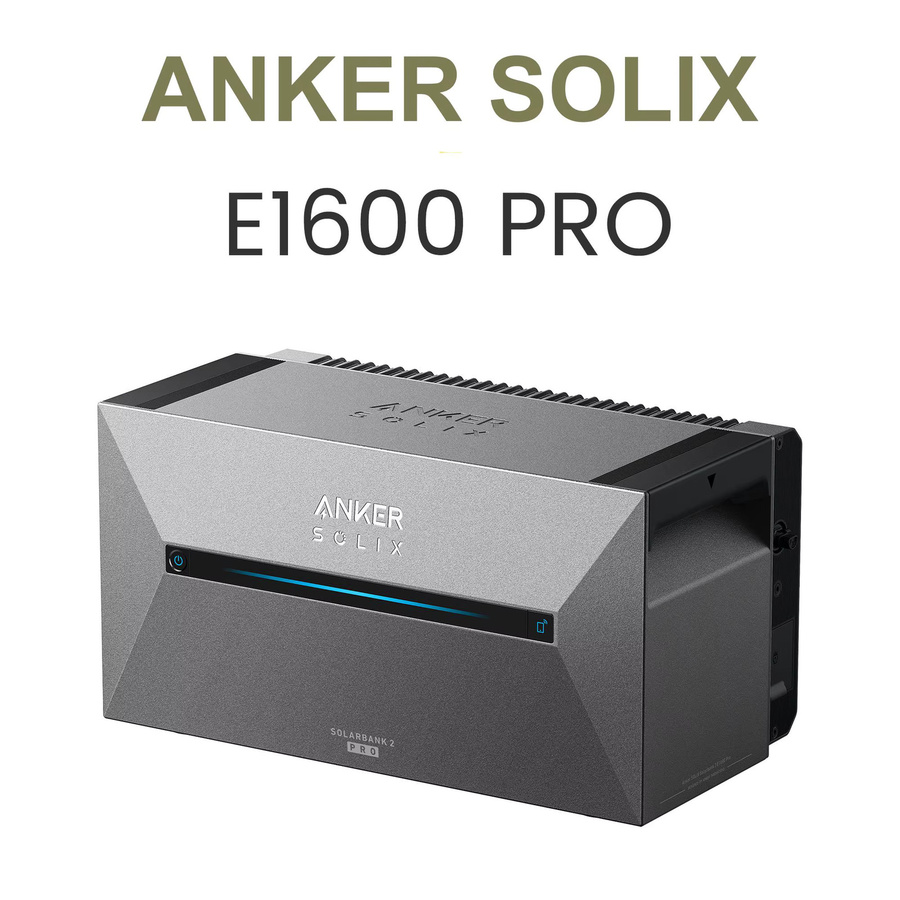 Anker SOLIX Solarbank 2 E1600 PRO Solarspeicher für Balkonkraftwerke in Grau - Bild 5