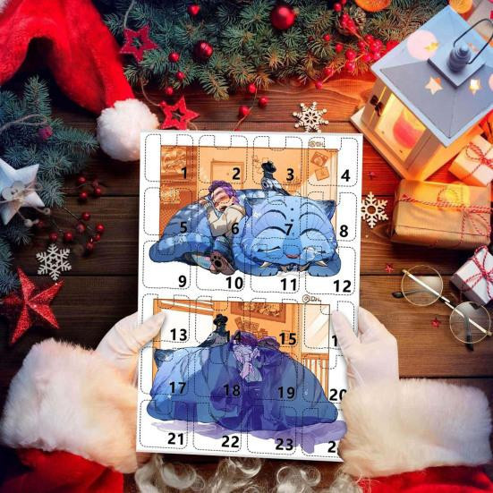 Aunel Dämonenjäger Adventskalender 2025 mit 24 Schlüsselanhänger-Geschenken - Bild 3