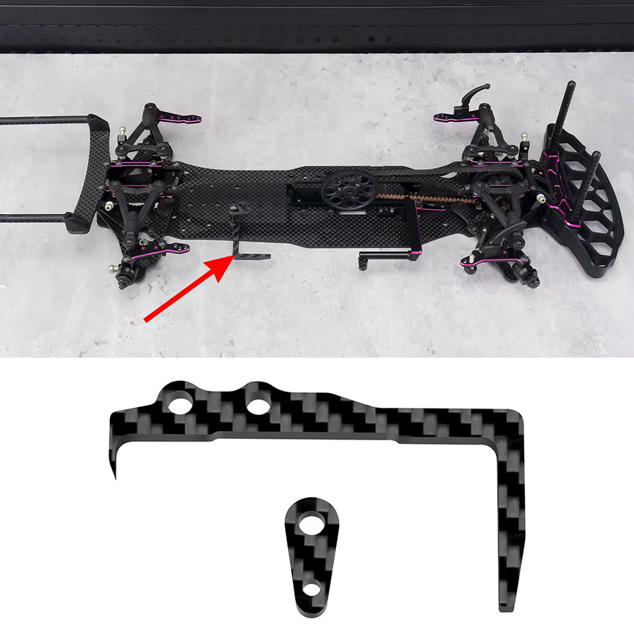 AXSPEED Lenkbecherarm Getriebeabdeckung Karosseriepfosten, Metall, Zubehör - Bild 4