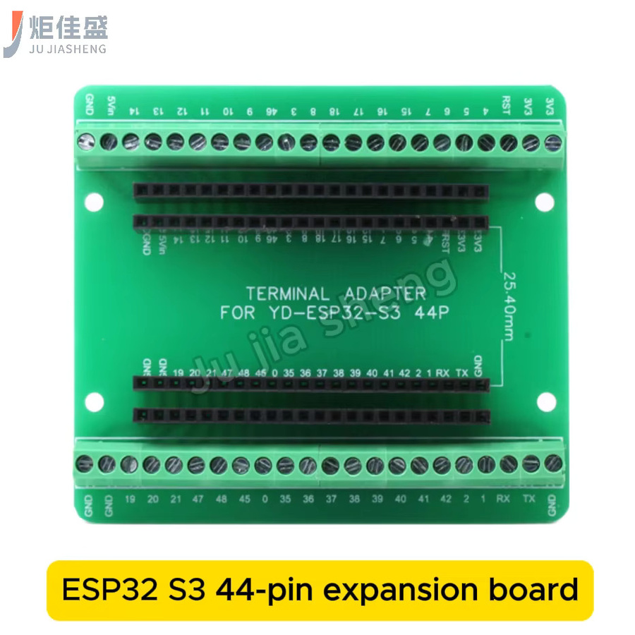 JUJIASHENG ESP32-S3 Dual Type-C Entwicklungsboard-Modul N16R8 N8R8 mit Antennenbasis und 44-Pin Erweiterungsplatine Kombinations-Kit - Bild 2