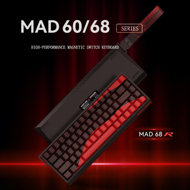 FGG MADLIONS MAD60/68 HE Gaming Magnetische Tastatur Mad 68pro in Schwarz mit Hall Effect Technologie - Bild 1