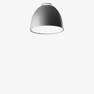 Artemide Nur LED Deckenleuchte in Aluminiumgrau