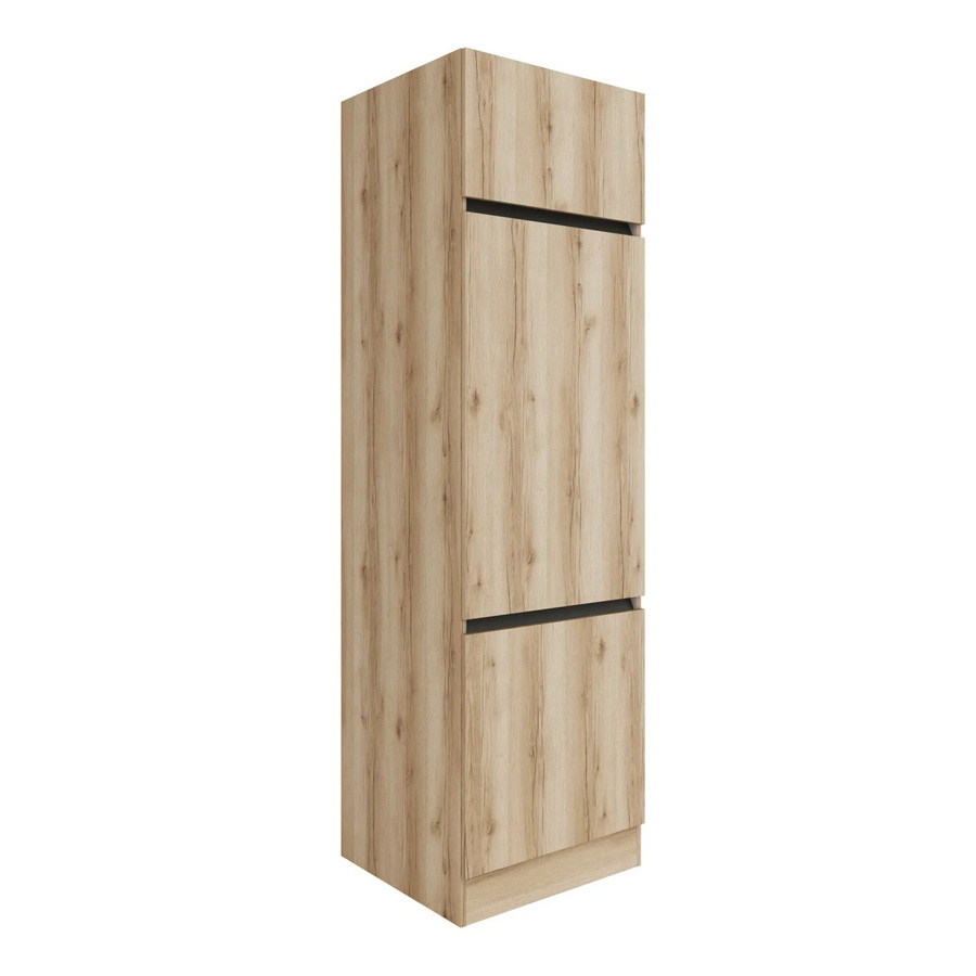 Optifit Küchen-Hochschrank Kaya290 für Kühlschränke in Wildeiche Natur, B: 60 cm, H: 206,8 cm, T: 57,1 cm - Bild 2