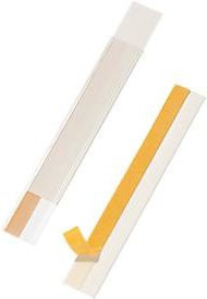 DURAPRINT Scannerschiene Scanfix, selbstklebend, transparent, variabel zuschneidbar, B: 40 mm, L: 200 mm, 5 Stück - Bild 1