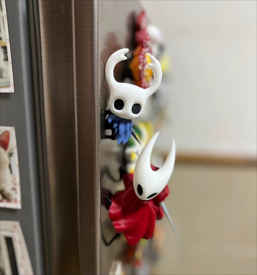 GWSVTIX Hollow Knight 2 Silksong Hornet, Kühlschrankmagnet, 3D Actionfigur, Magnetisches Dekormodell - Bild 2
