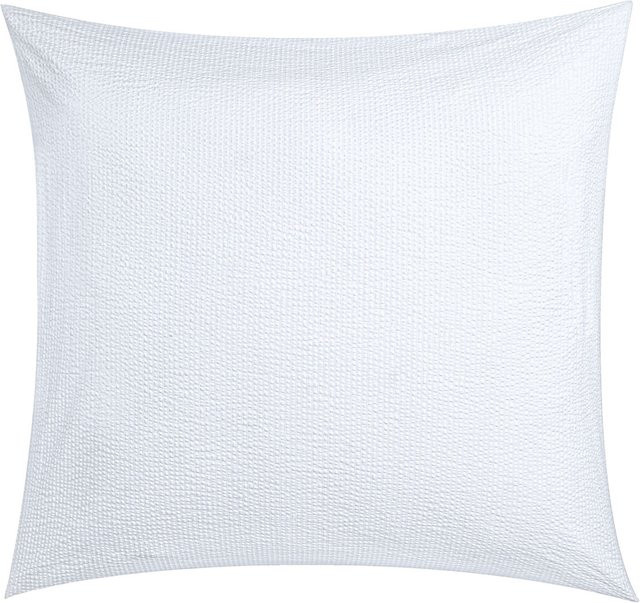 Kissenbezug ERWIN M. Avellino aus Baumwolle Seersucker, Weiß, B/H: 65 x 65 cm - Bild 1